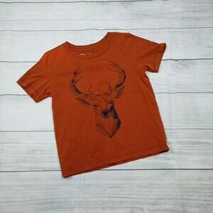 4/5 Peek Geoshape Deer Graphic Tee